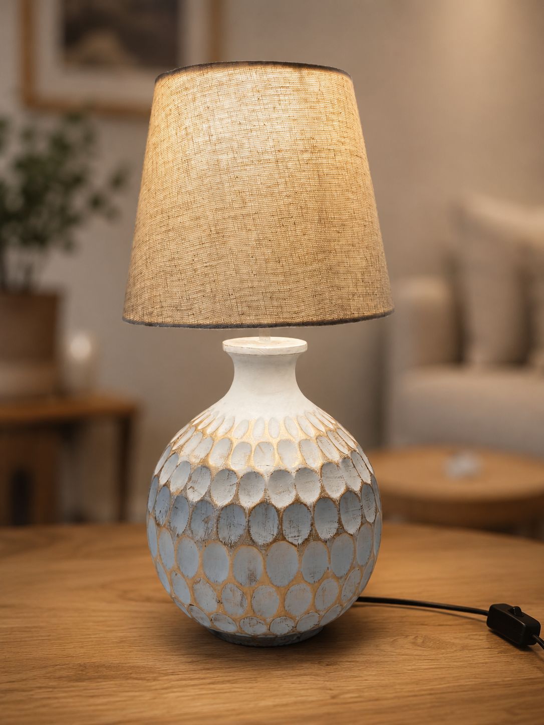 Golf ball table lamp