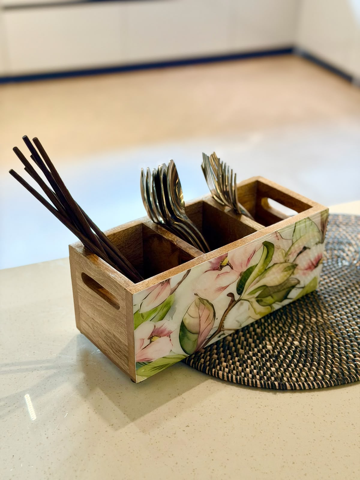 New grey Cutlery Holder