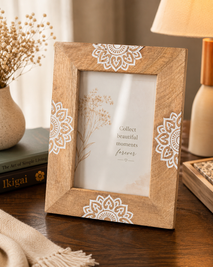 Mangowood Mandala Art Photo Frame
