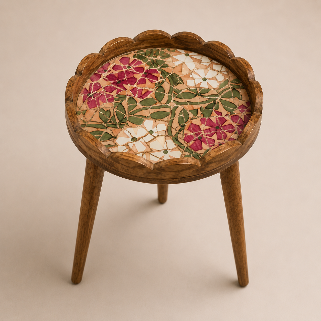 Scallop Table Mosaic