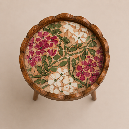 Scallop Table Mosaic