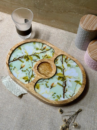 Floral Magnolia Serving Platter