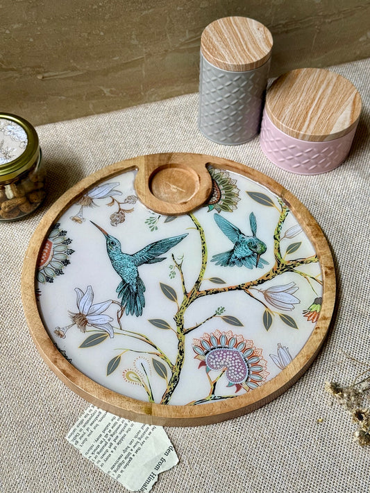 WOODEN CHIP AND DIP PLATTER 6