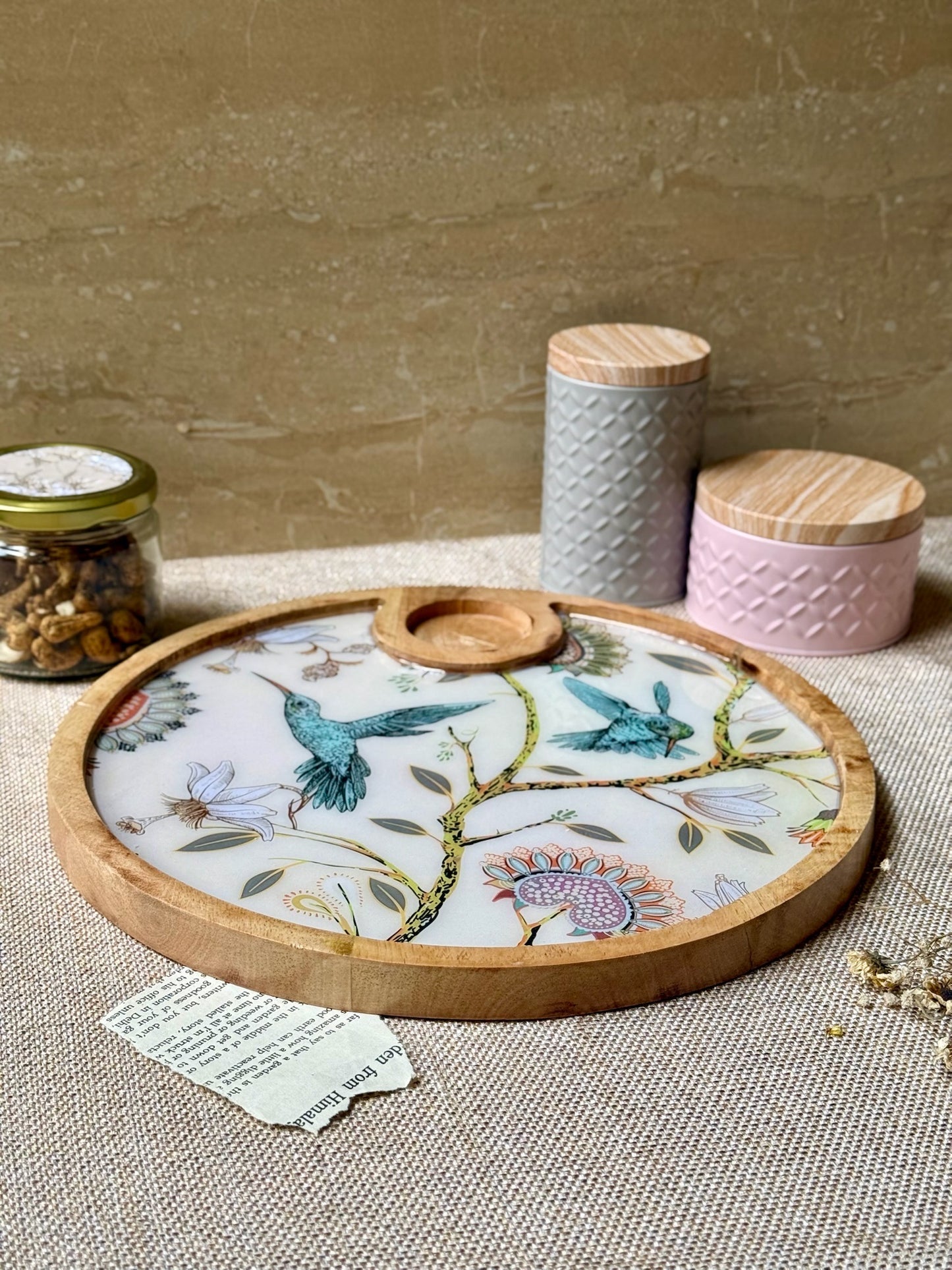 WOODEN CHIP AND DIP PLATTER 6