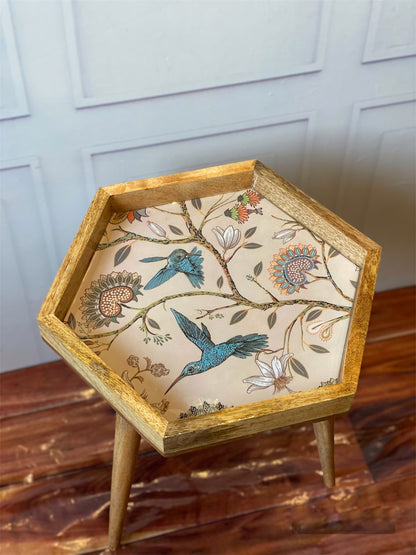 Hummingbird Haven Hex Table