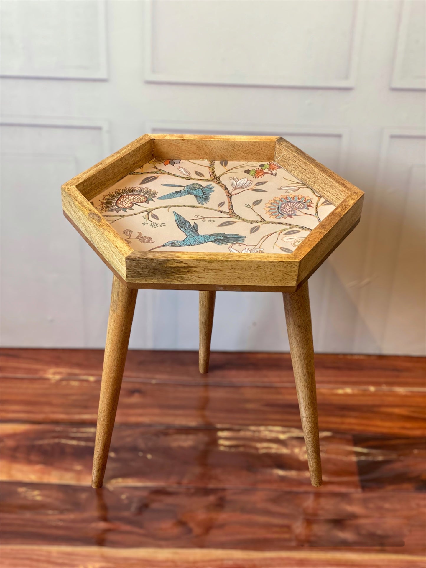 Hummingbird Haven Hex Table