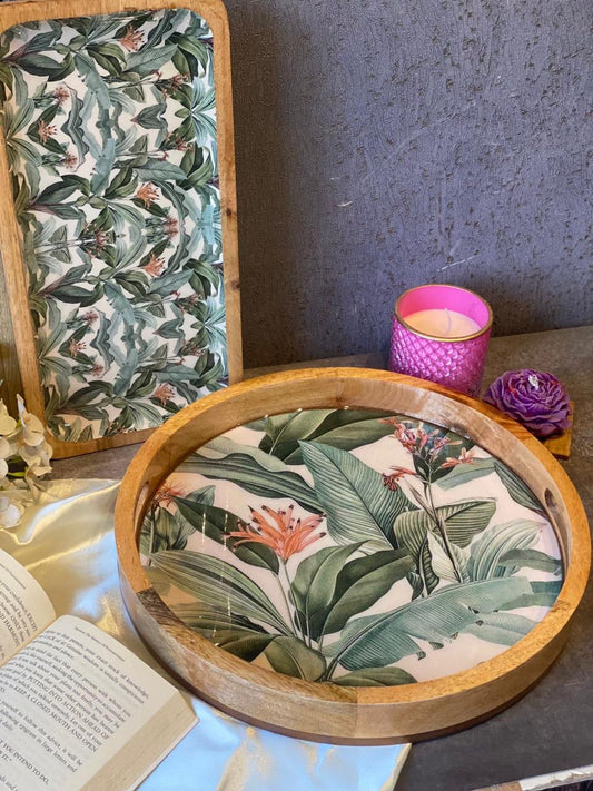 Tropical Round Tray