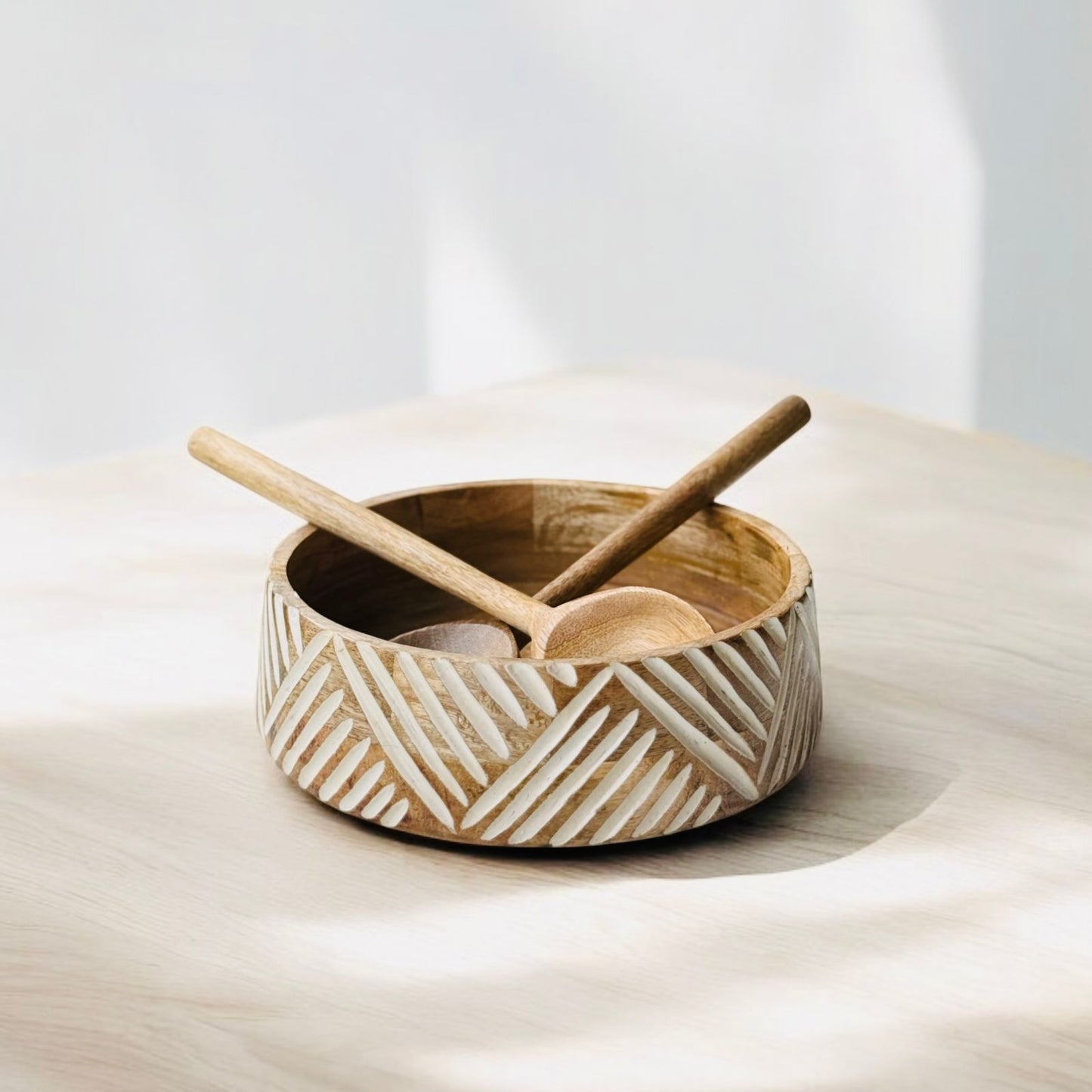 Wooden Carved Bowl
