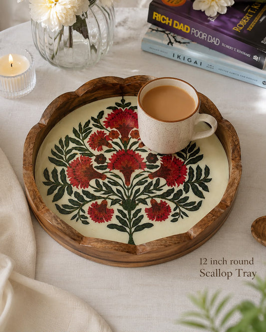The Gulmohar Scallop Tray